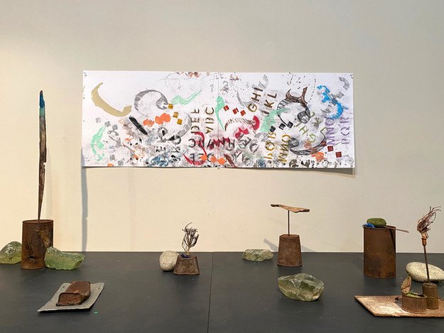 In a Space Between Rocks, installation view