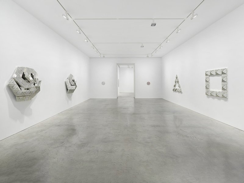 Monir Shahroudy Farmanfarmaian: Mirror-Works & Drawings (2004–2016), installation view