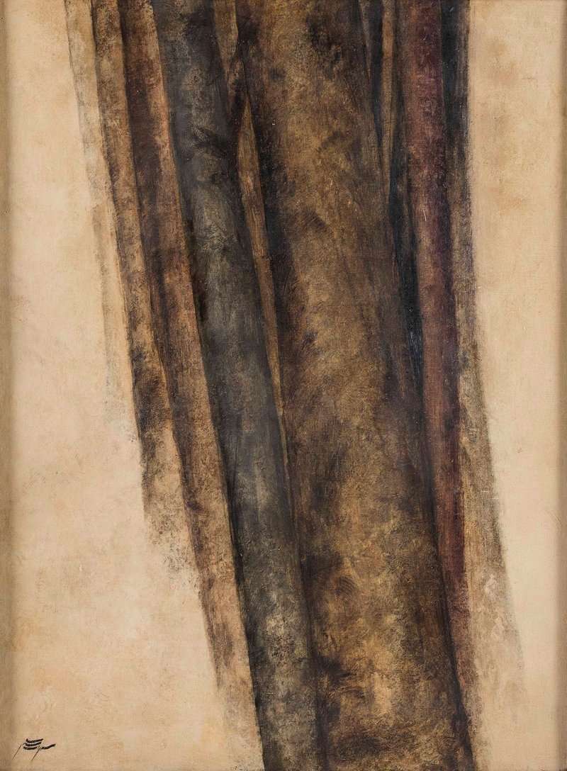 Sohrab Sepehri, Tree Trunk, 1970