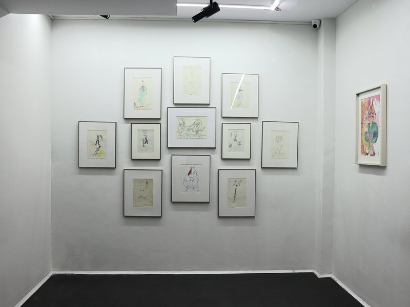 solo show - Ardeshir Mohassess, Installation view.