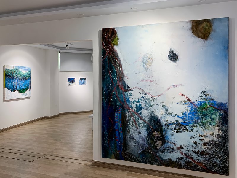 مار و انار، نمای چیدمان
