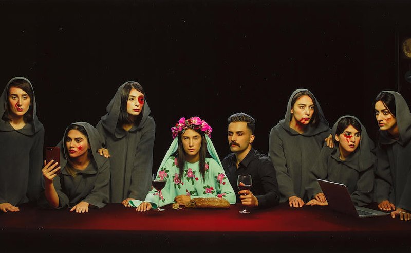 Mehdi Karampour, The Last Supper, 2018