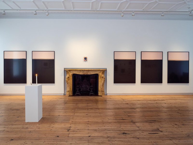 8 Minutes Ago, installation view