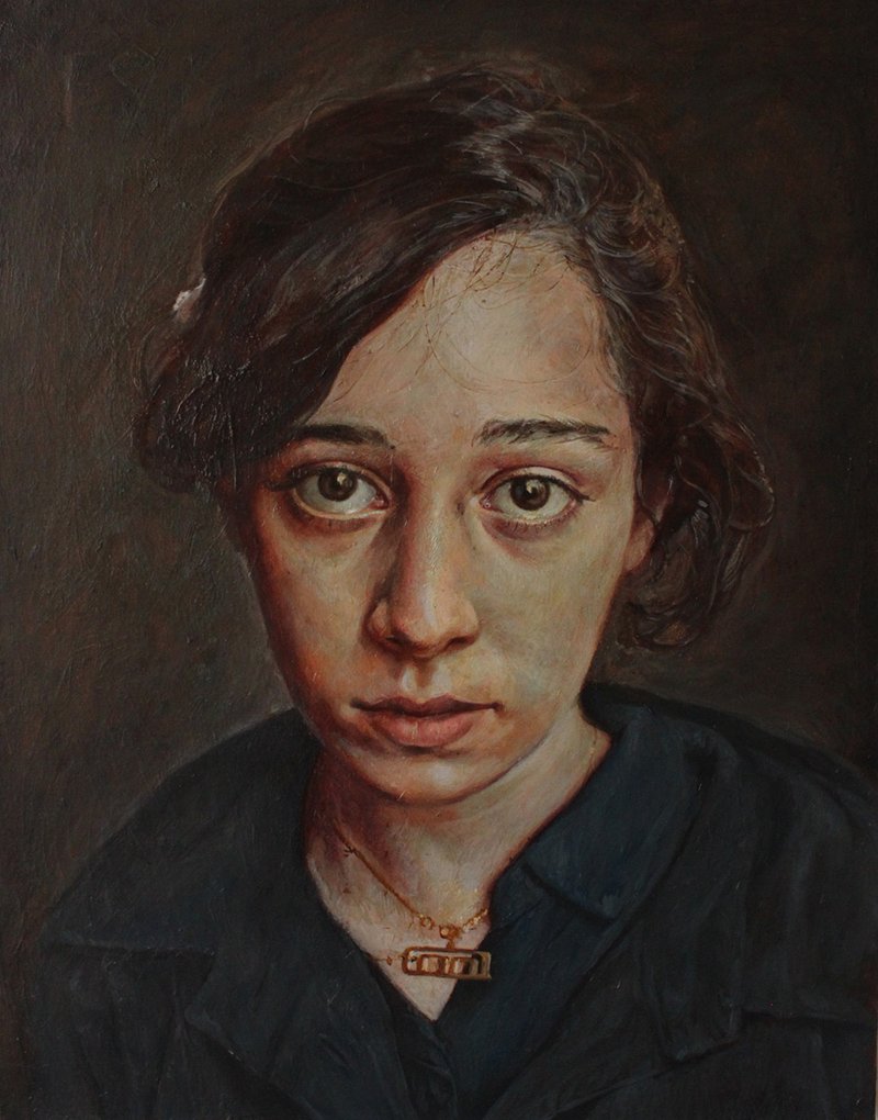 Farsam Sangini, Portrait of a Girl with Tool Necklace, 2020