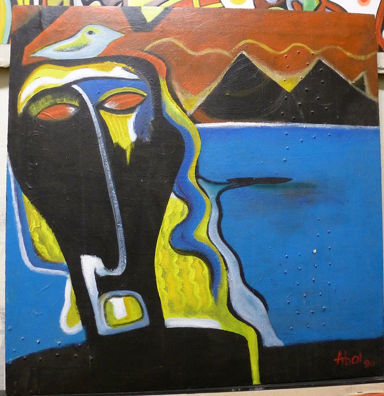 Abolghassem Atighetchi, LES PAPOUS 1 - KAUIL, 1990