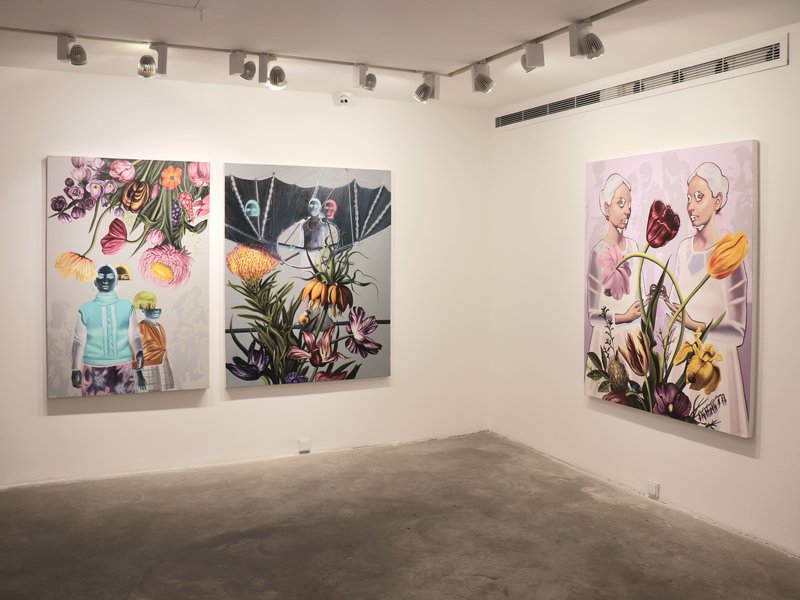 Crossing the Shadows, installation view