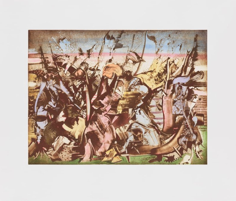 Ali Banisadr, Cannons Hidden in Roses, 2019