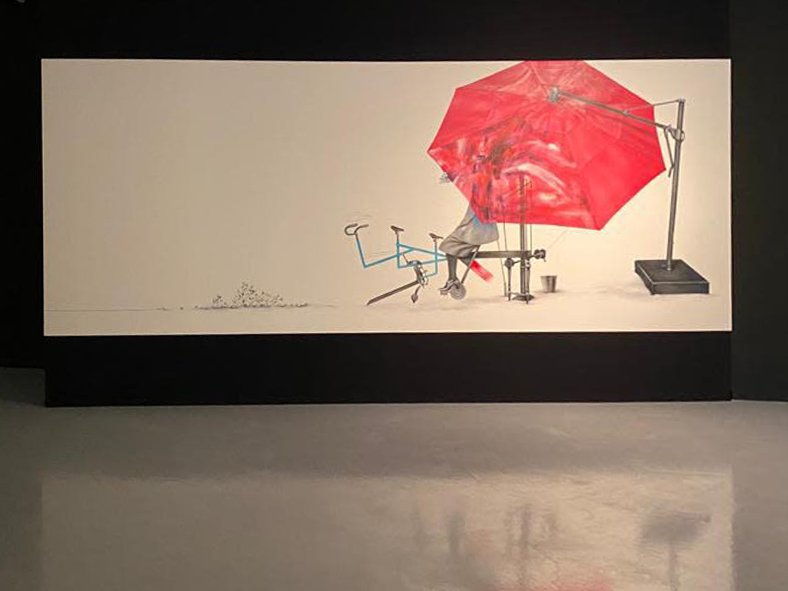 I Have Never Been Here , installation view