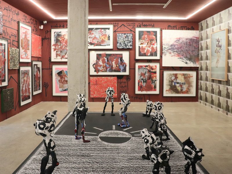 Sohrab, Son of Rostam, installation view