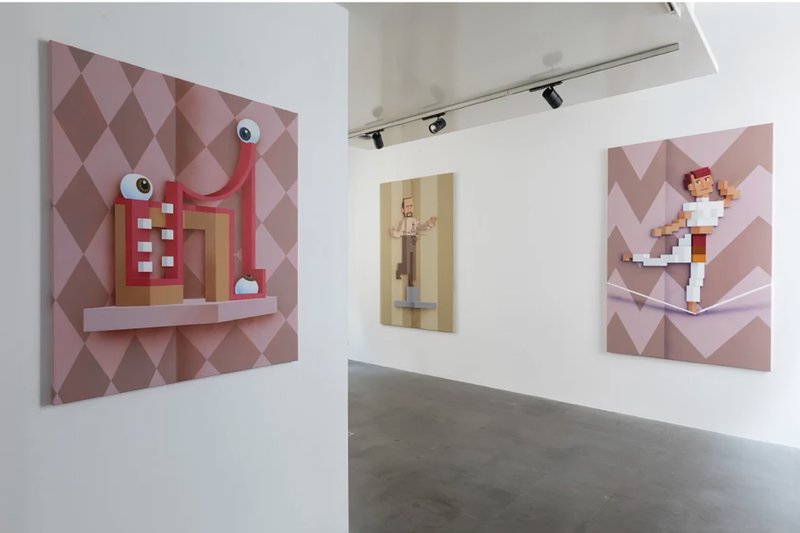 La Traversée, installation view