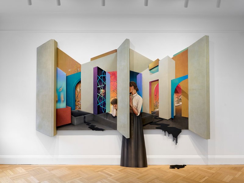 A Mysterious Vision, installation view