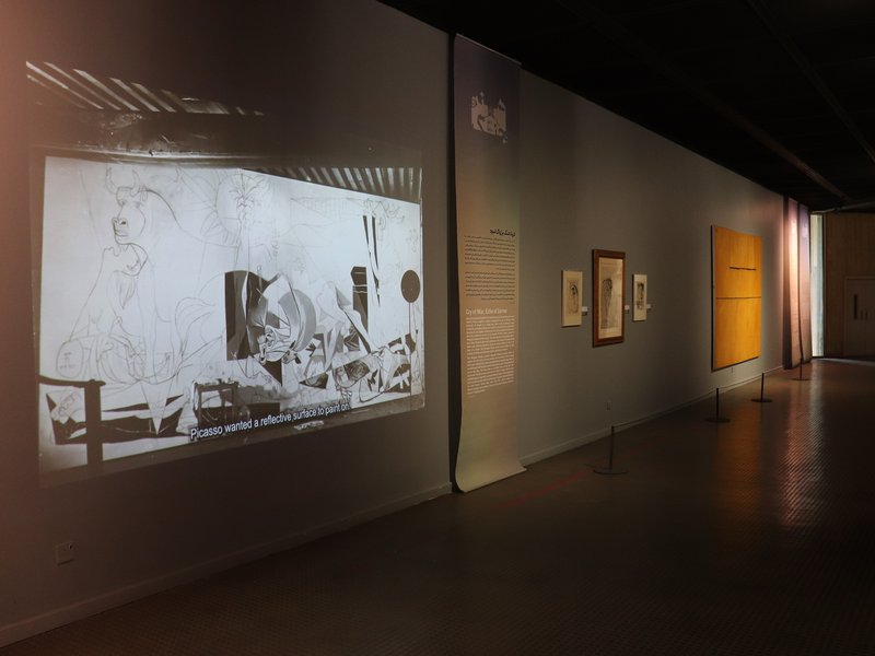 Art and War (Event 2), Installation view.