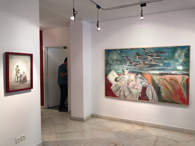 مروری بر آثار دهه‌ی 90 قاسم حاجی‌زاده، نمای چیدمان