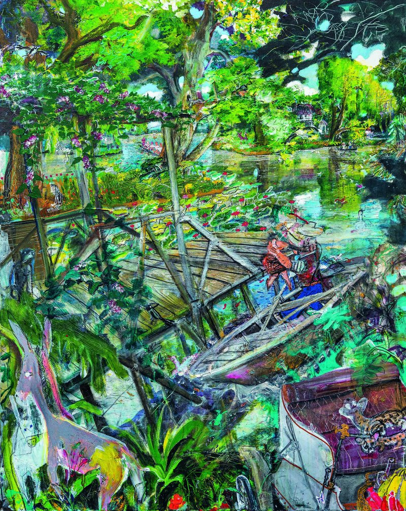 Arsia Moghaddam, She And He In The Lagoon, 2021