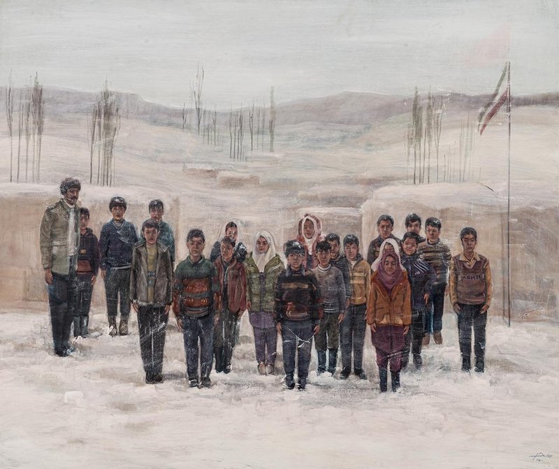 Sahar Jafari, Samad Behrangi and Kids, 2022