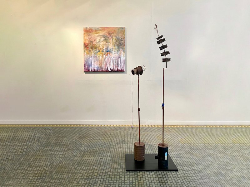 In a Space Between Rocks, installation view