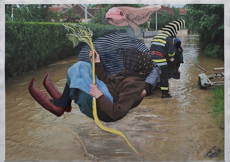 Rokni Haerizadeh, But a Storm Is Blowing from Paradise, 2014