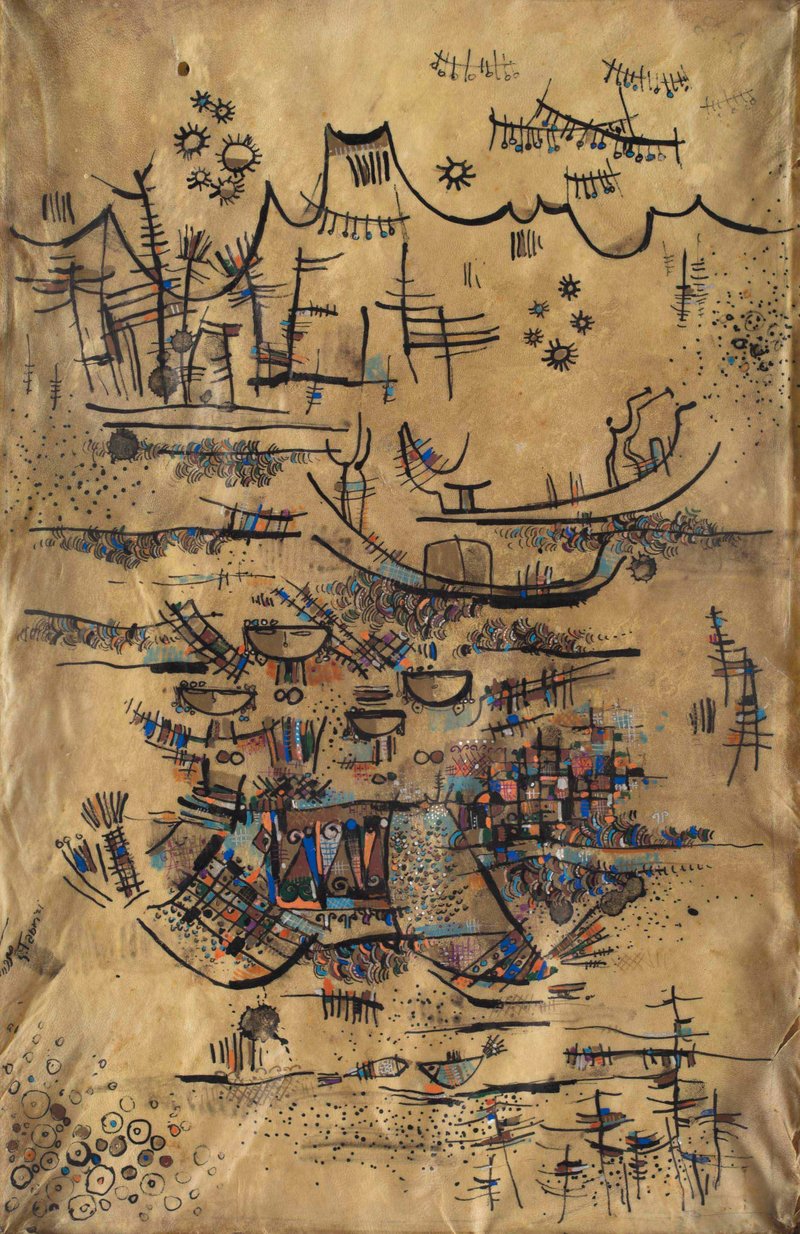 Sadegh Tabrizi, Appearance of the Water Nymphs, 1960