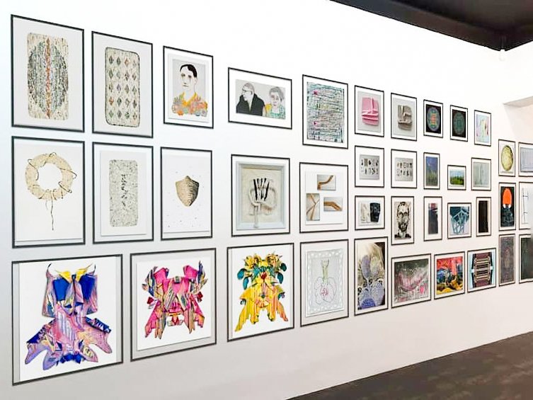 The 6th Small Sized Artwork Exhibition - Online, installation view
