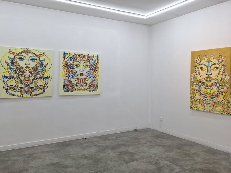 Borehole, installation view