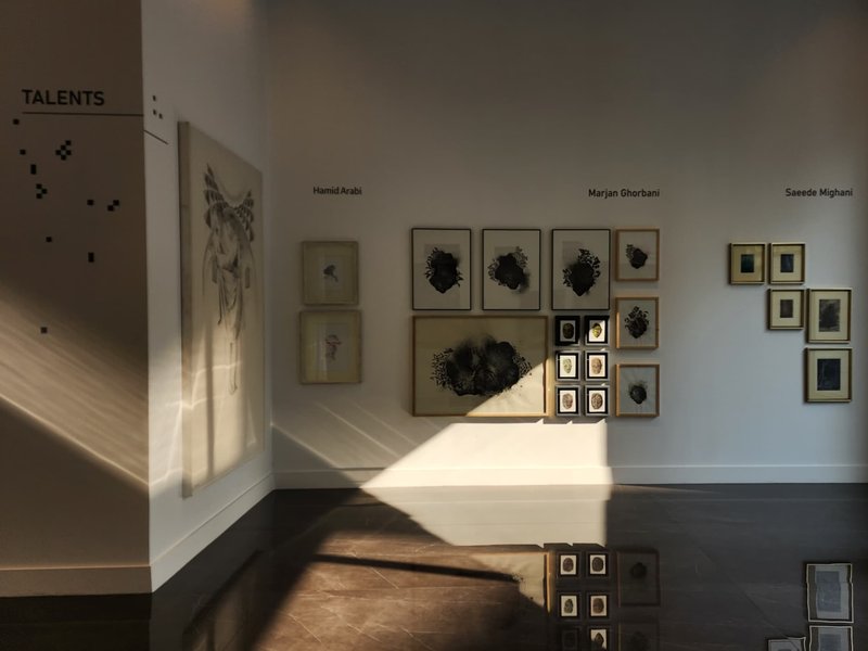 First Exhibition of Selected Artworks by “Who’s in” Paper Art Gallery, installation view