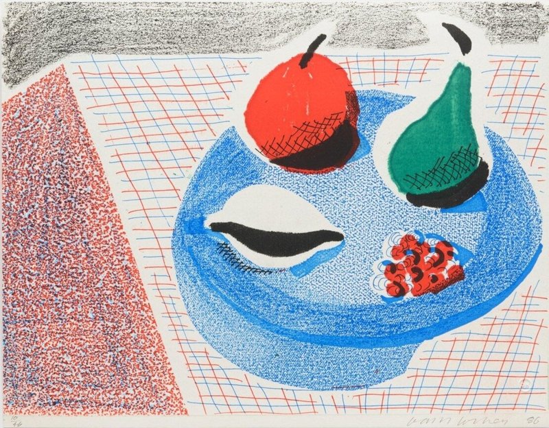 David Hockney, The Round Plate, 1986