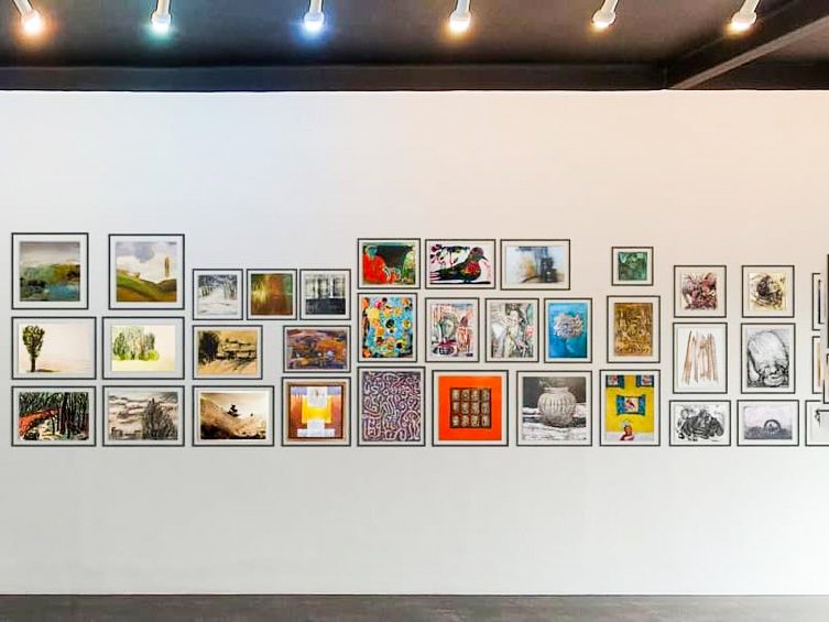 The 6th Small Sized Artwork Exhibition - Online, installation view
