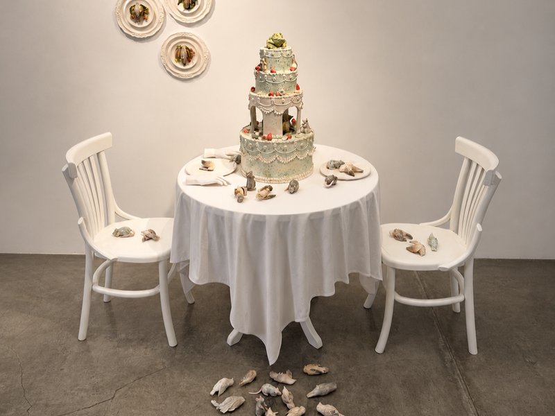 Installation view.