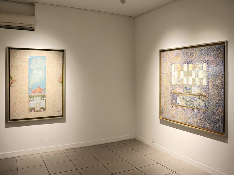 Hafez Divination, installation view
