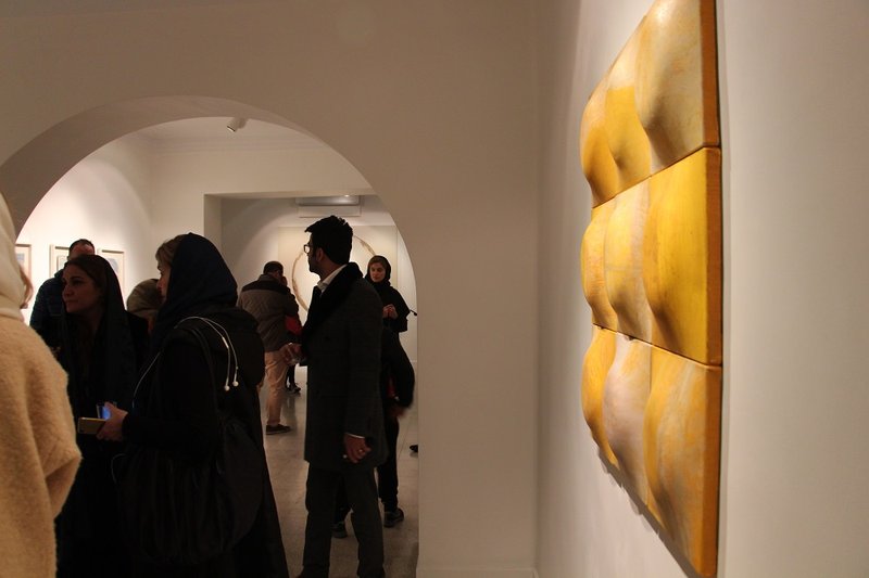 نمایشگاه نقاشی، نمای چیدمان