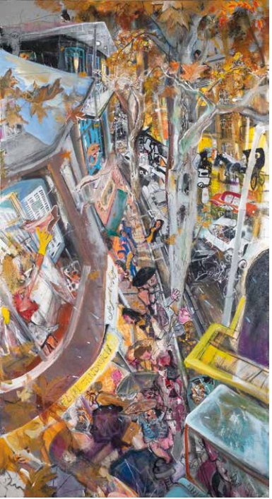 Arsia Moghaddam, Street in Autumn, 2019