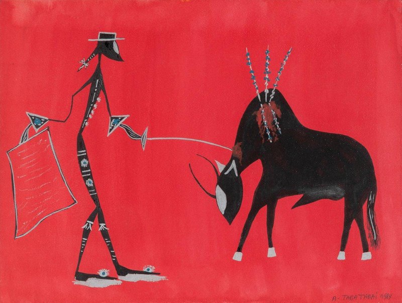 Jazeh Tabatabai, Bullfighting, 1984