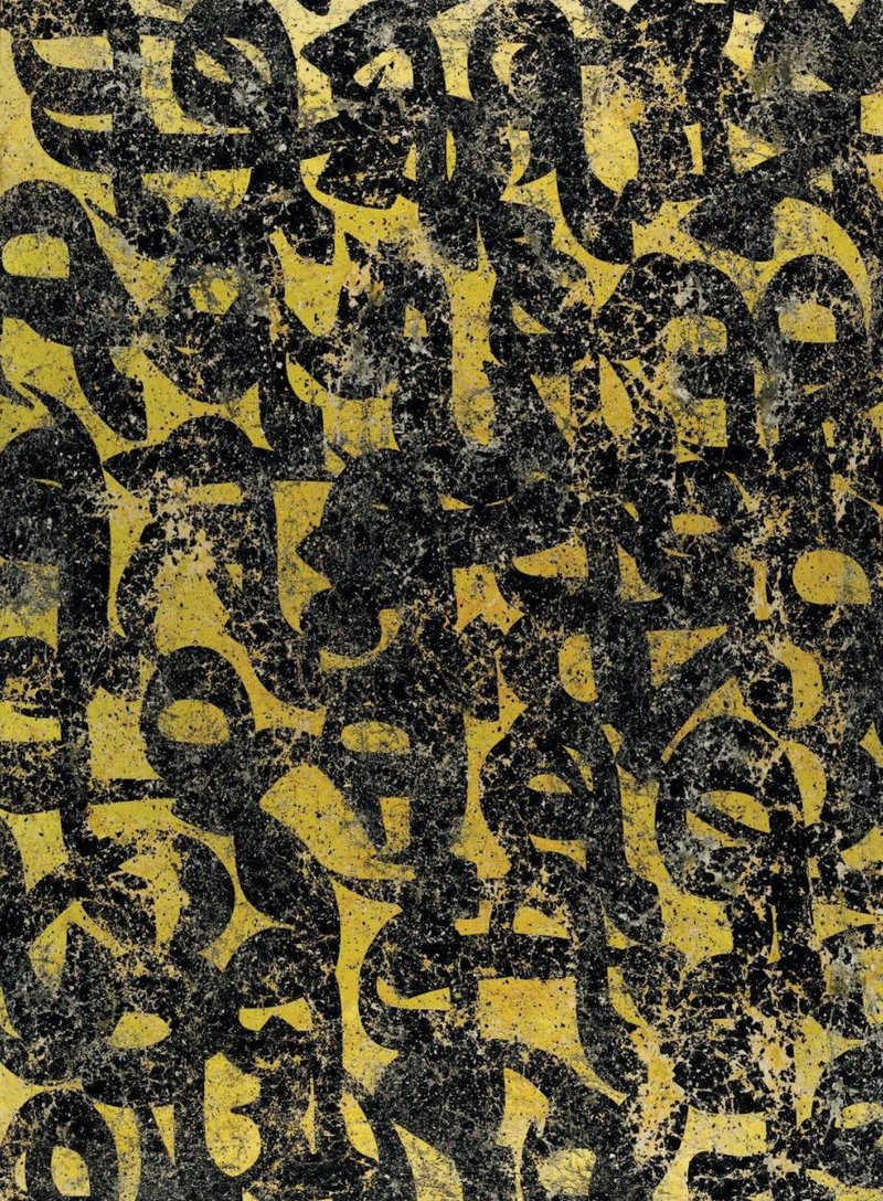 Farhad Moshiri, 9's on Yellow, 2002