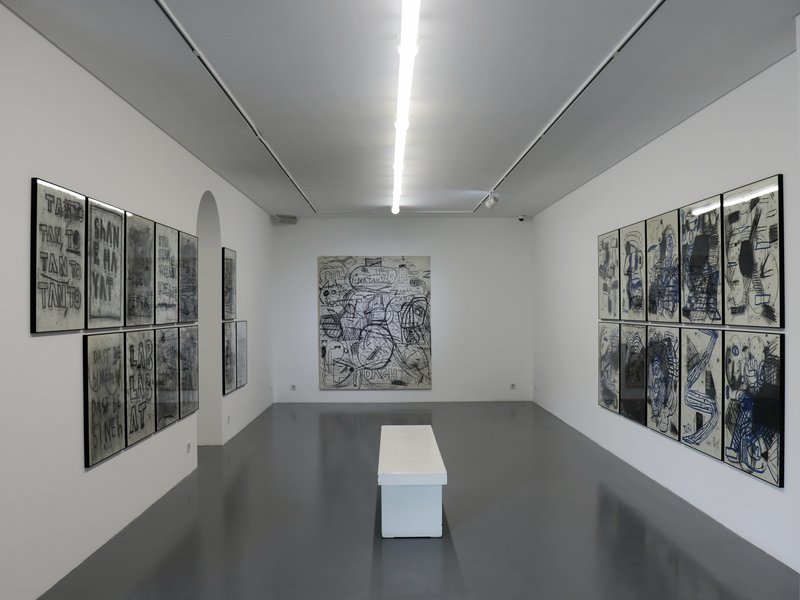 Installation view.