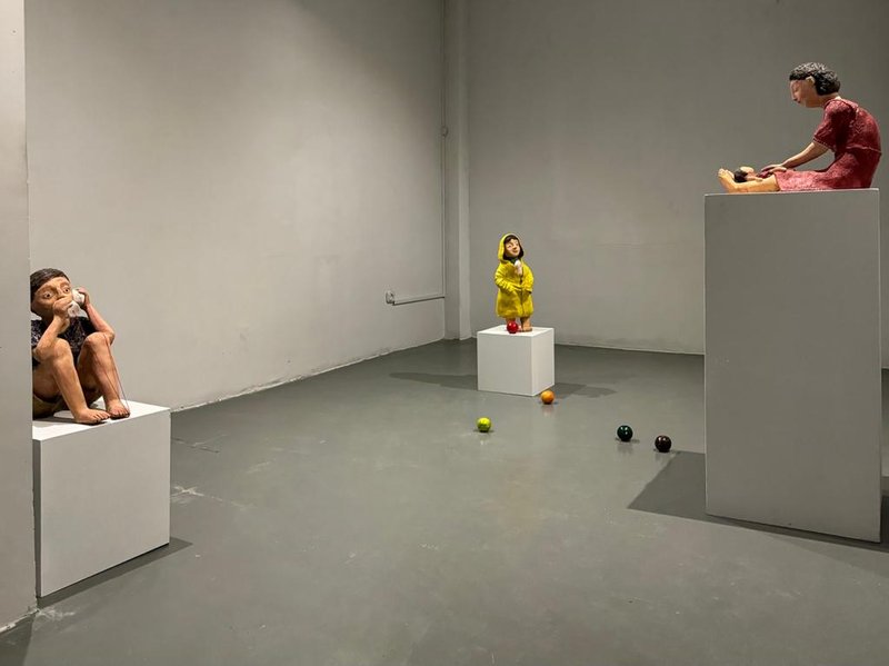 Colored Maze, installation view