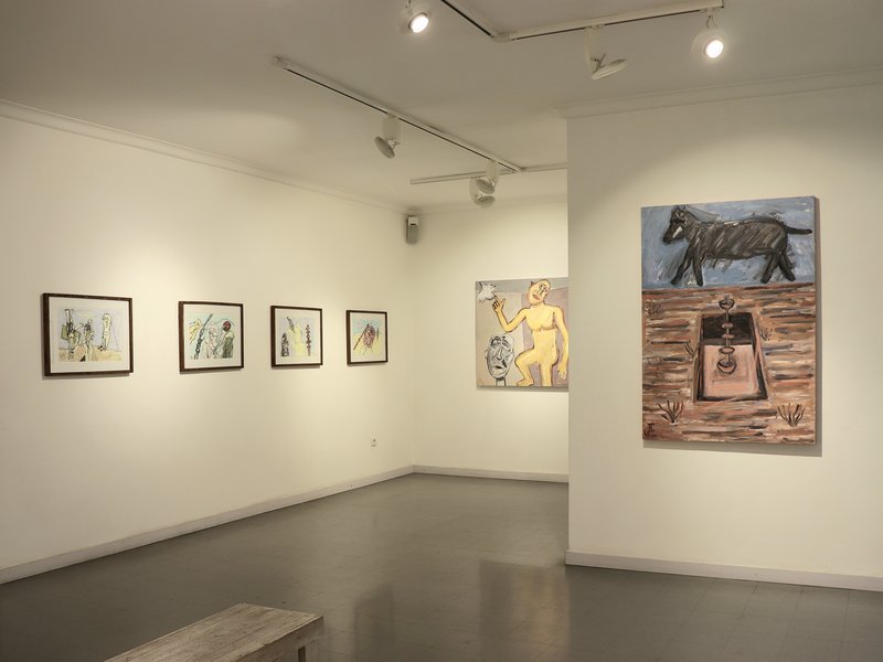 Installation view.