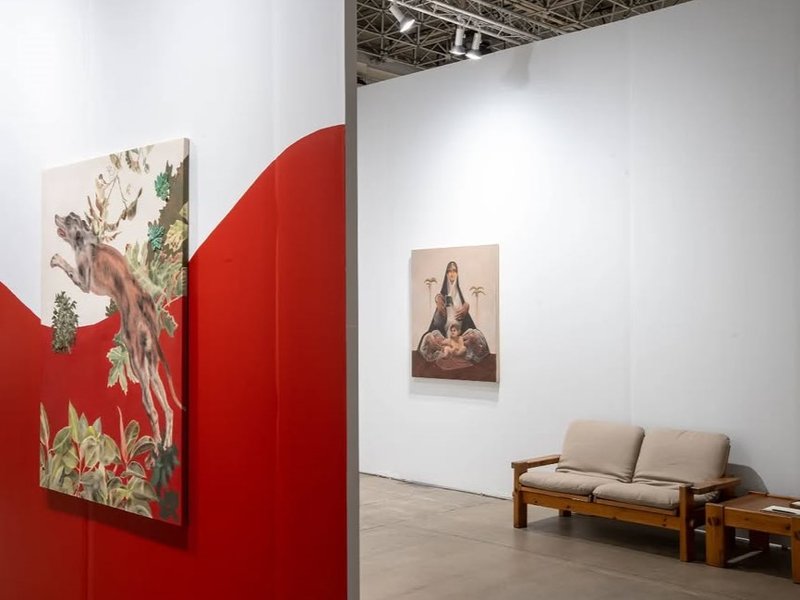 Installation view.