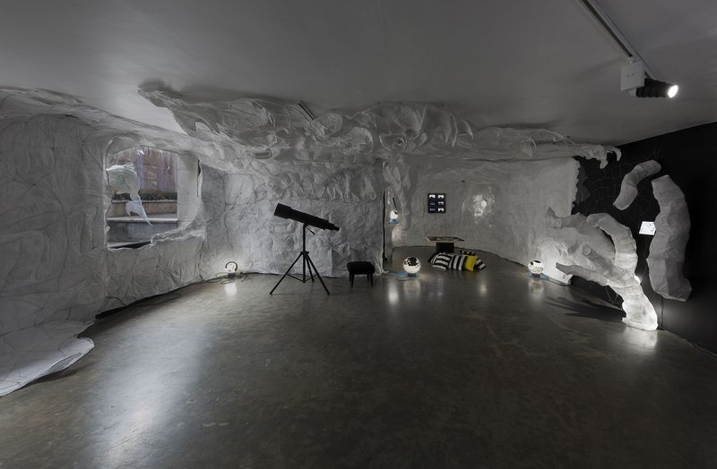 Tales of Interdisciplinia: The Curious Case of a Very Long Tail, installation view