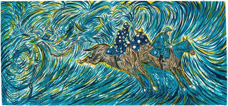 Marcel Dzama, Untitled (The Weight of...), 2020