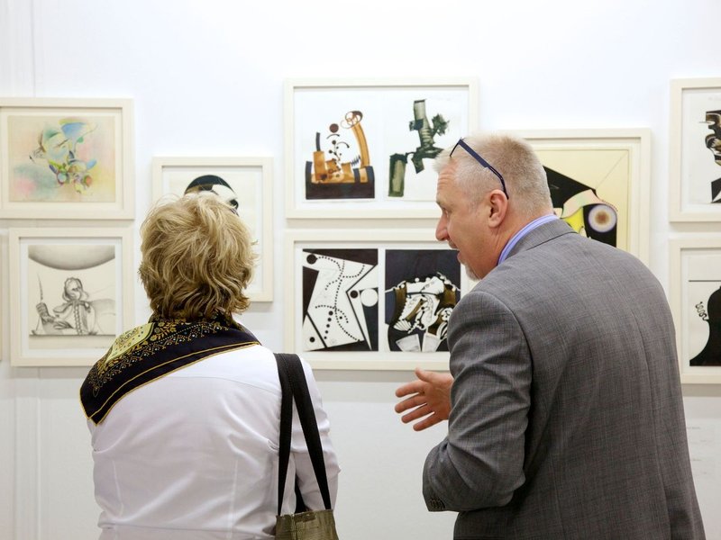 Installation view.