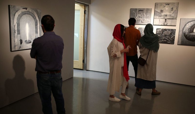 زمانی از آنِ خود، نمای چیدمان