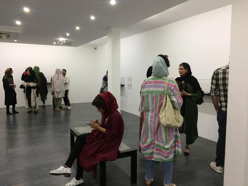 The Exhibition Of Selected Participants In Sohrab Medal Competition, installation view
