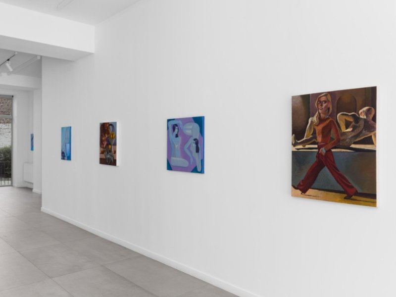 Installation view.