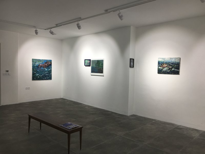 On The Port, installation view