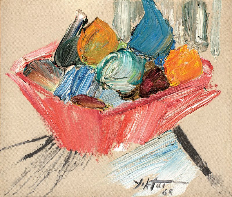 Manoucher Yektai, Bowl of Fruit, 1965