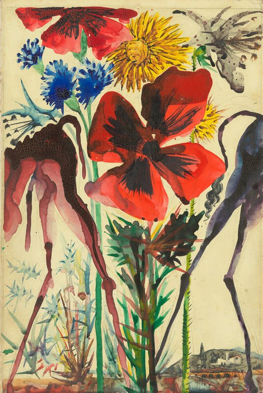 Salvador Dali, Pinona et Liviana, les ânesses du meunier et de la meunière, ca, 1953