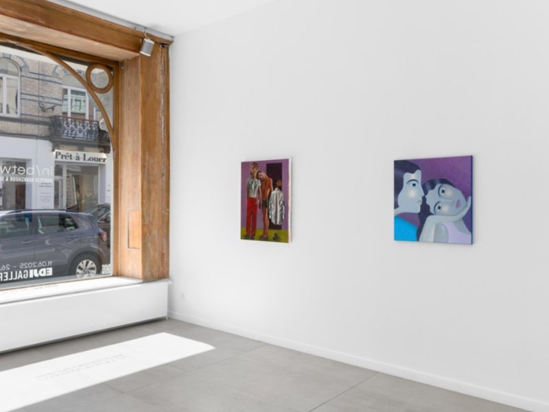 Installation view.