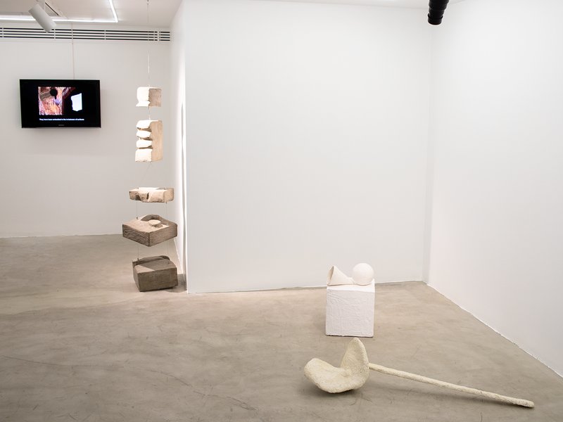 The Playground, Where Material and Intervention Meet, installation view