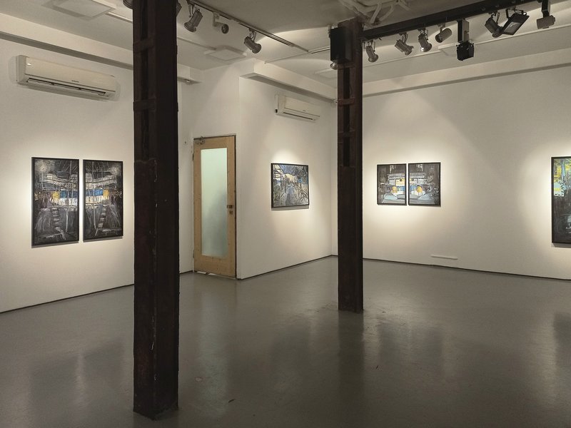 Scaffolding, installation view