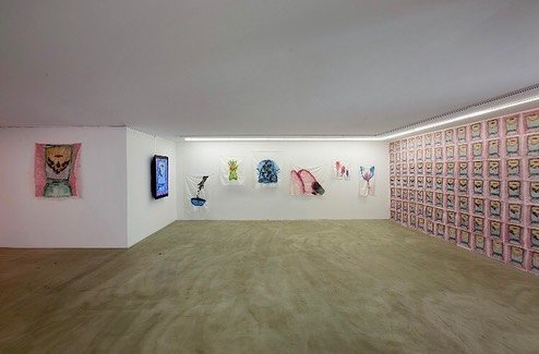 Salāsat, installation view